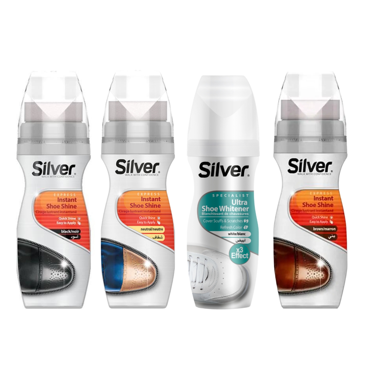 Liquide "auto lustrant instantané Silver"